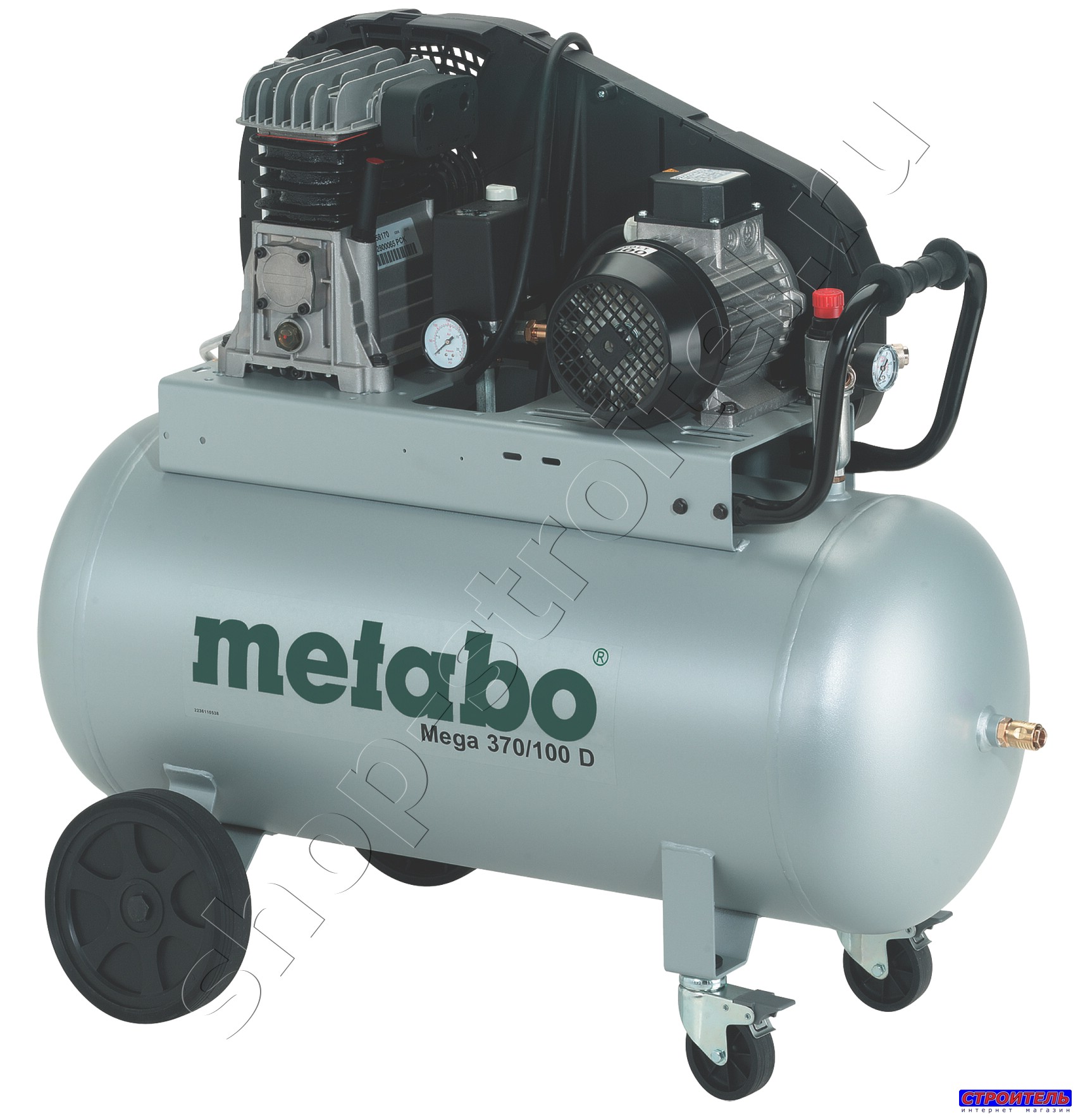 Увеличенная фотография Компрессор Metabo MEGA 370/100D